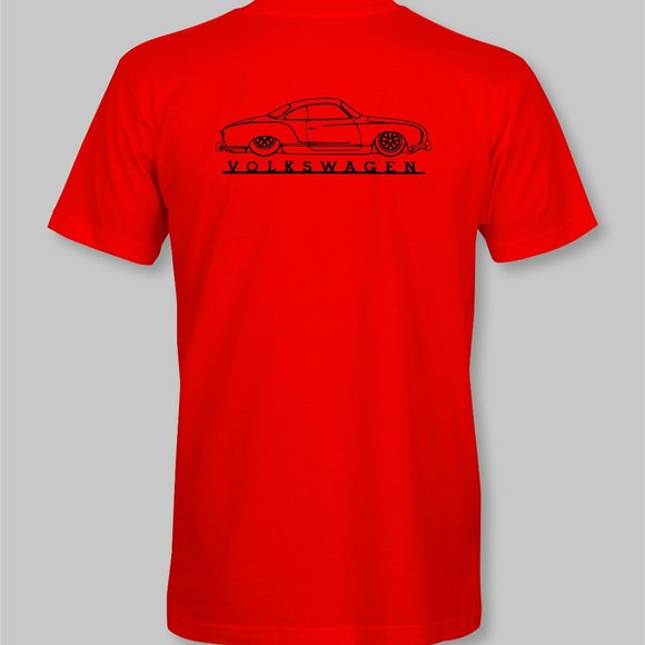 Volkswagen VW Karmann Ghia Retro T-Shirt - New - Picture 9 of 10